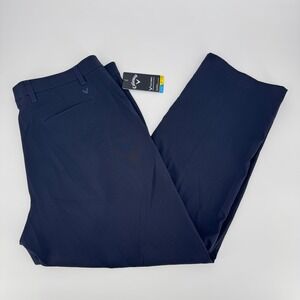 NWT Callaway Golf Pants Night Sky 40x32 Active‎ Waistband V-Flex UPF 50